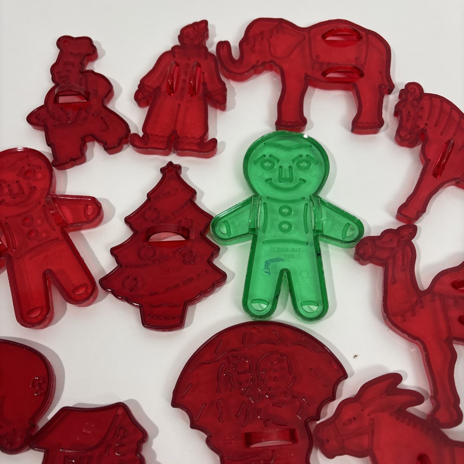 Vintage Cookie Cutters Plastic Lot of 12 2