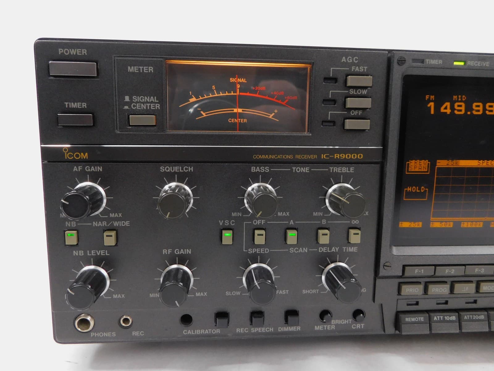 Icom IC-R9000 Ham Radio Communications Receiver (SN 01525, very nice) 2