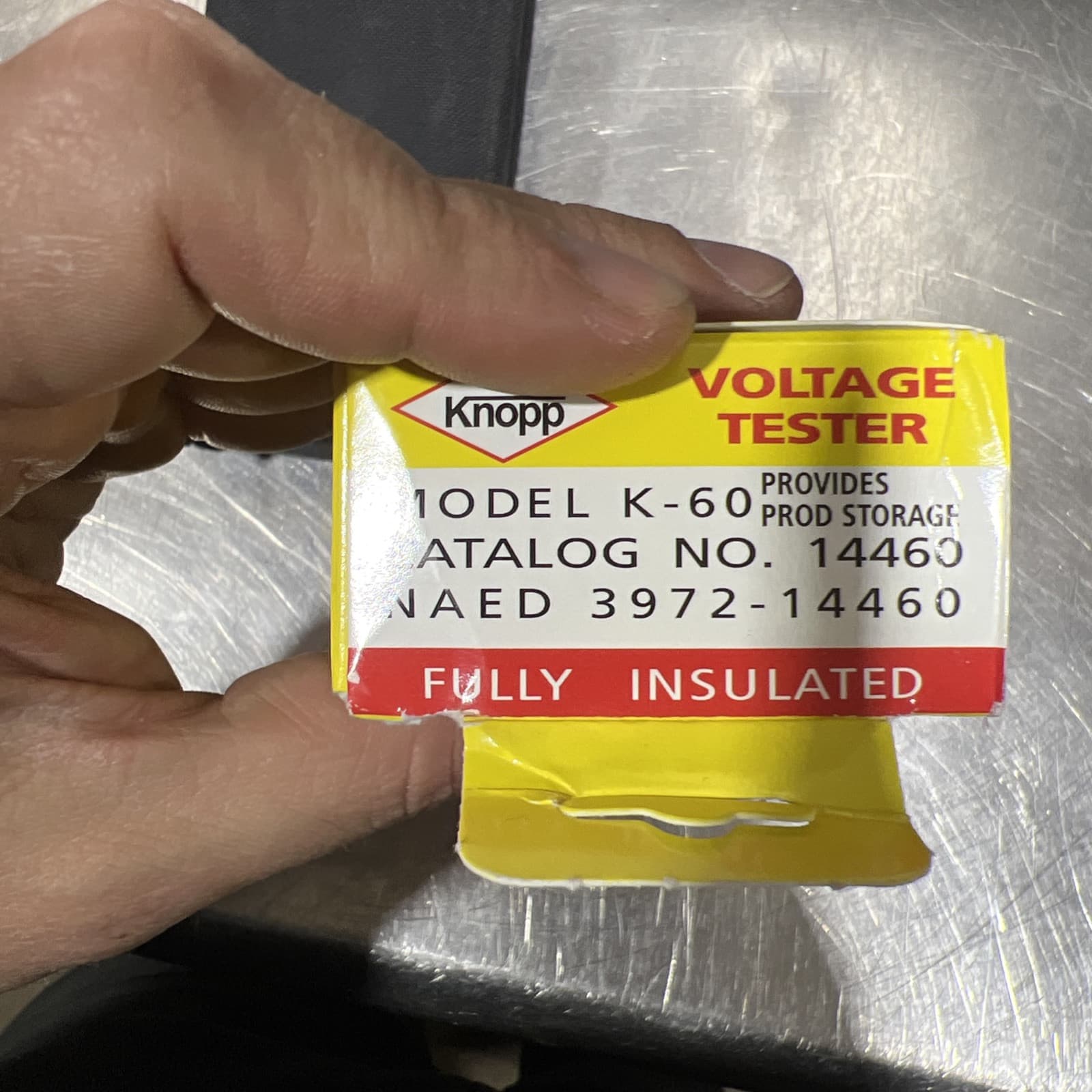 Knopp Inc K60 Voltage Tester 120v -600v AC DC Nos Surplus 4