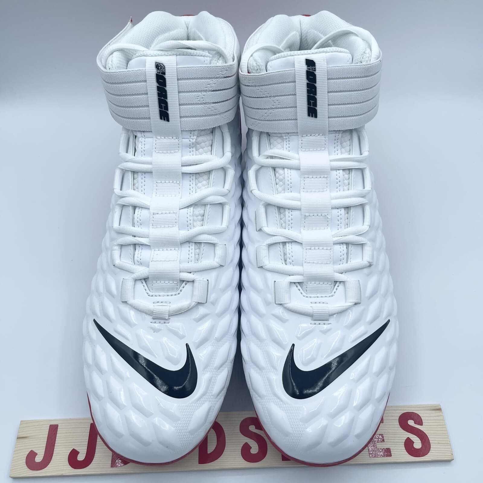 Nike Force Savage Pro 2 Football Cleats White Red BV3969-104 Men’s Size 14.5 3