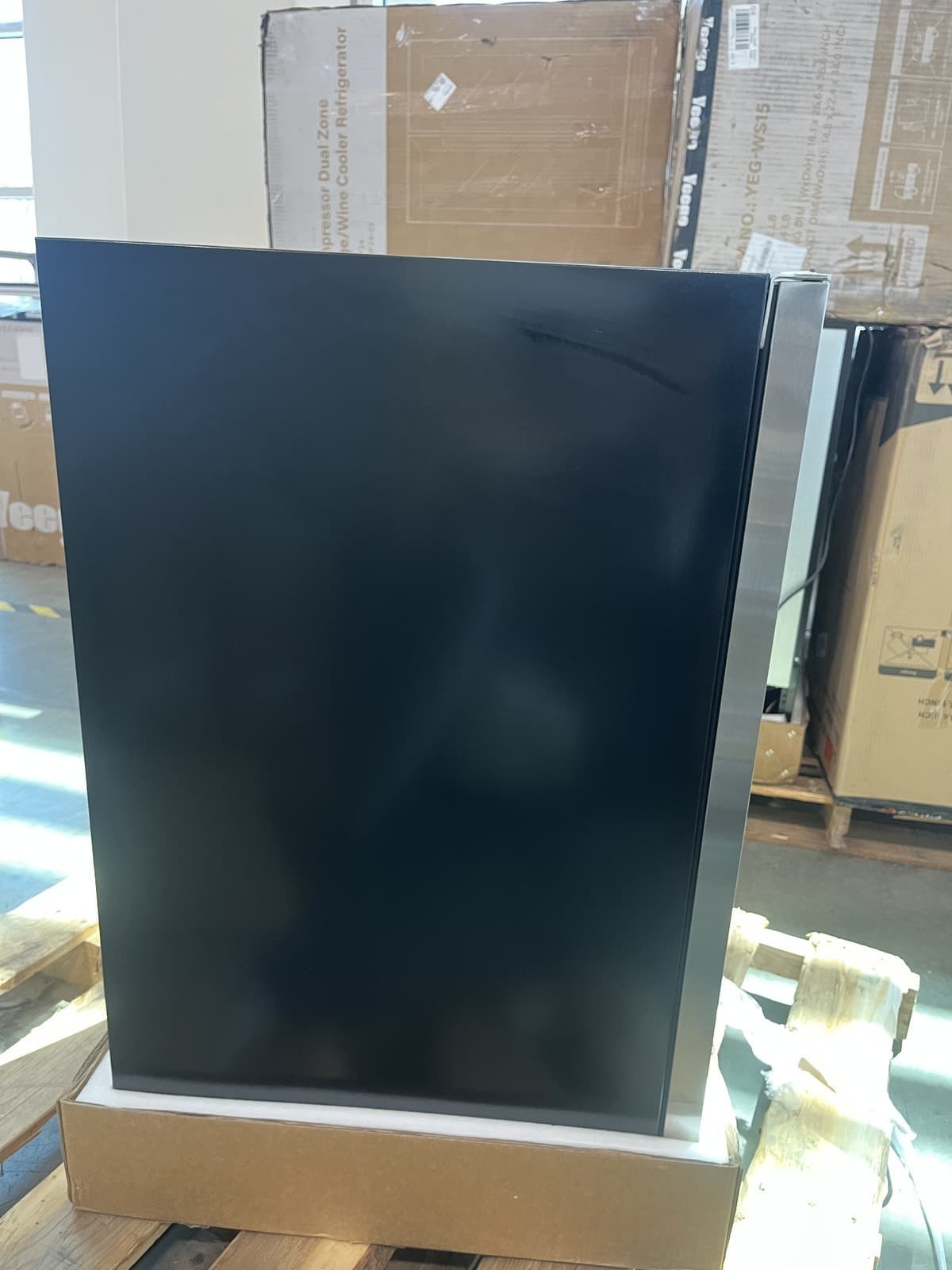 Yeego Beverage Cooler 15" Refrigerator 80 Cans Capacity Freestanding/Built-in 3