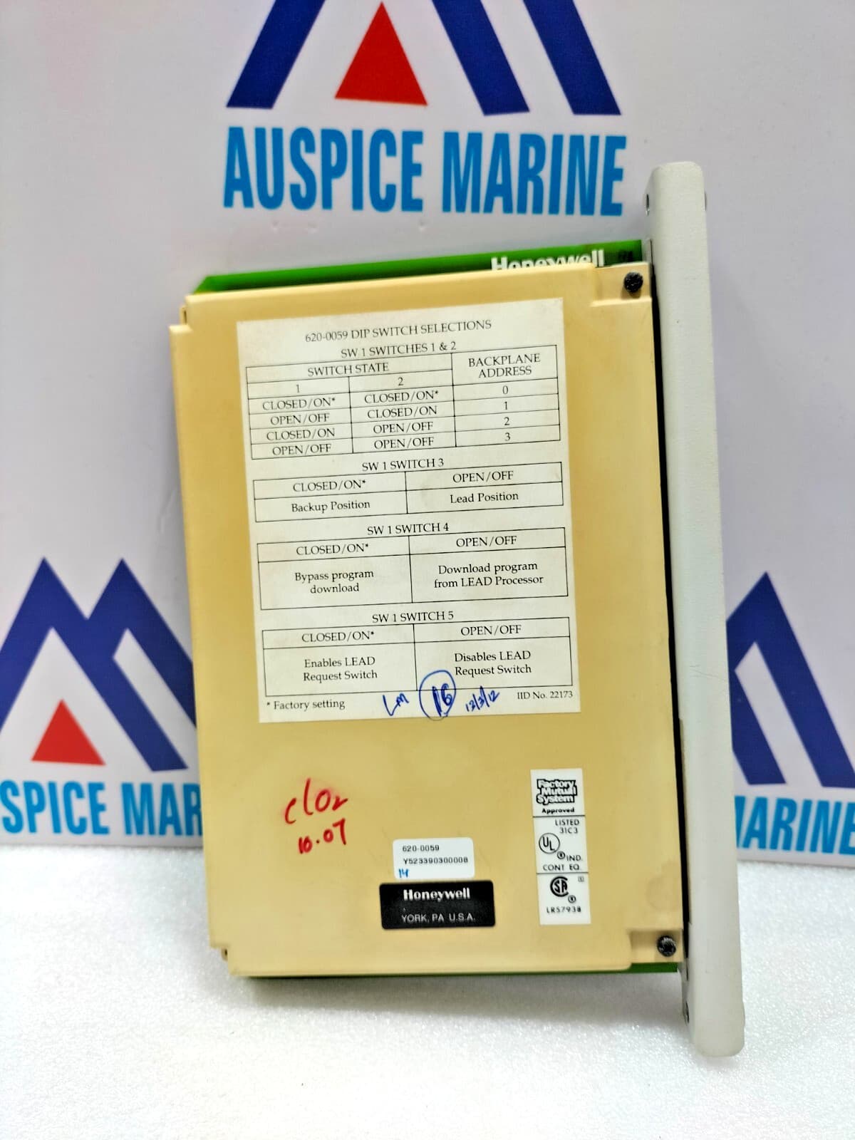 Honeywell 620-0059 Redundancy Control Module 3