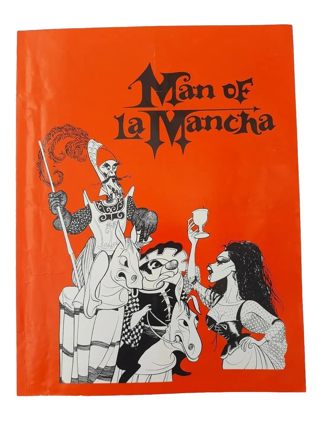 KENLEY PLAYERS Dayton Ohio Man Of La Mancha Program Brochure & Sheet Music  VTG 4