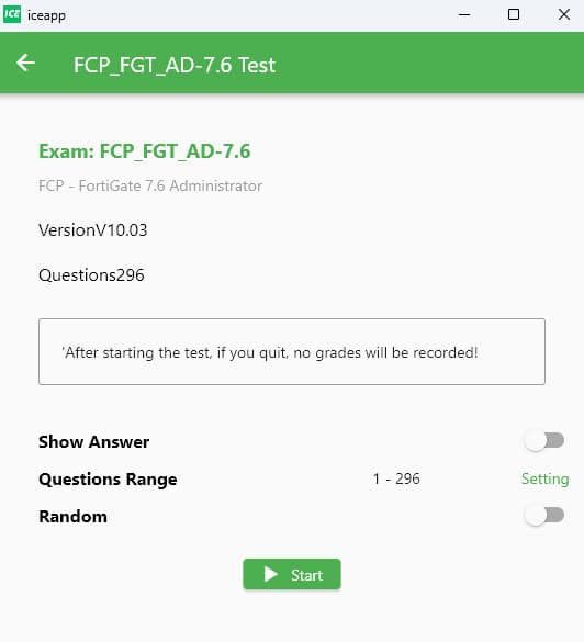 Fortinet FCP FGT AD FortiOS 7.6: FCP AD FGT-7.6 Exam 5