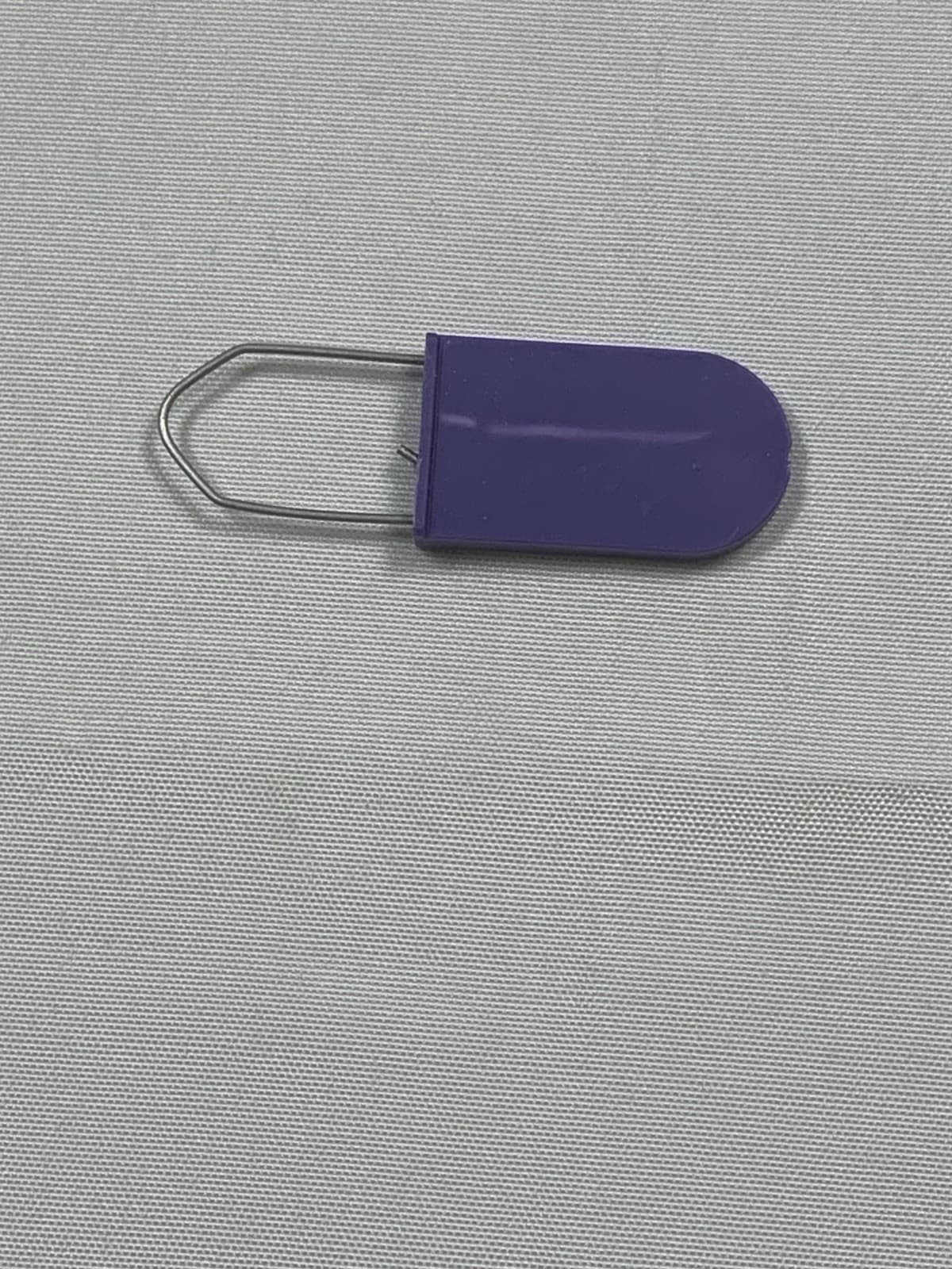 Budco Padlock Metal Wire Security Seal Hasp Tag Pk of 100 (PURPLE) W/ Panel 3