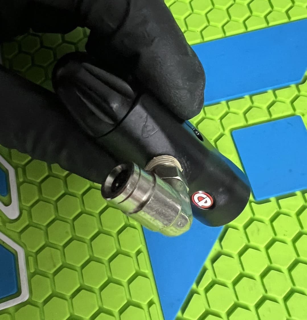 CUSTOM PRODUCTS DIRECT MOUNT ON/OFF ASA +SCREWS /ELBOW- DUST BLACK-CP PAINTBALL 6