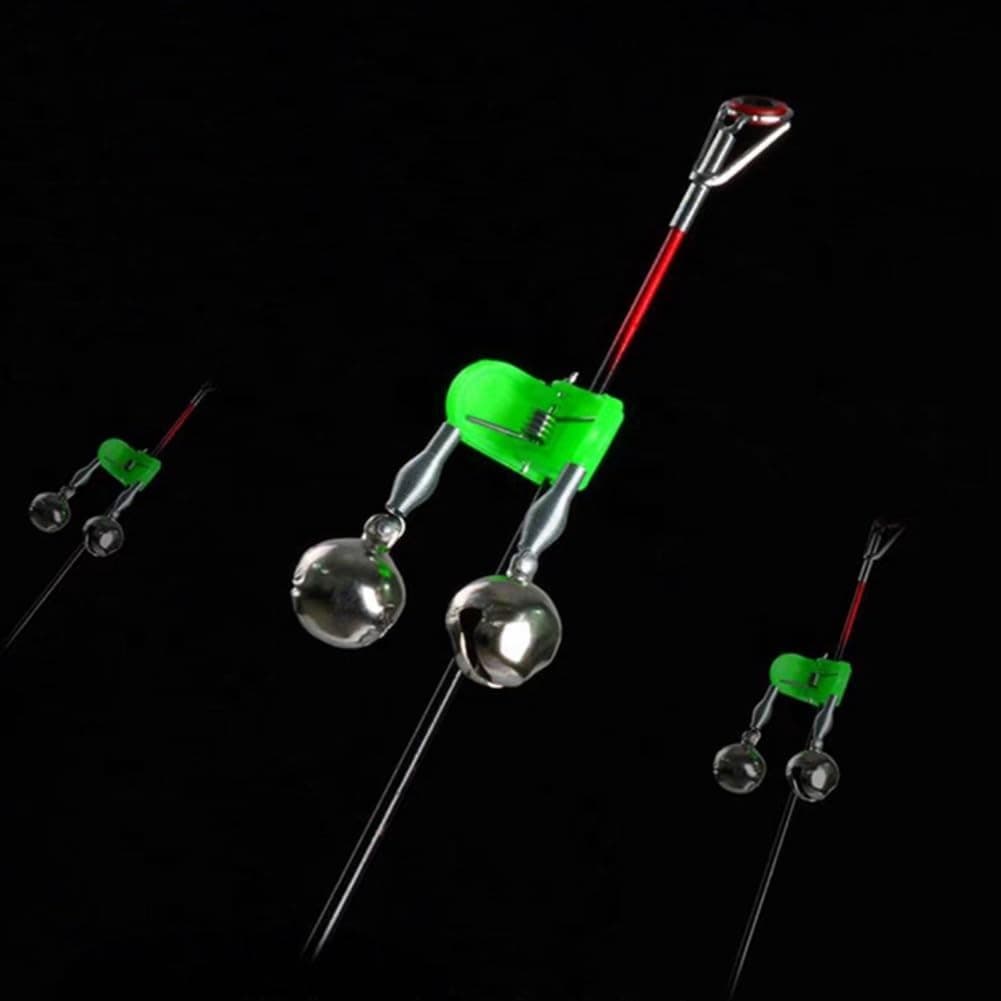 20 Pcs Fishing Bells for Rods Comes with 20 Fishing Glow Sticks Fishing Bite ... 3