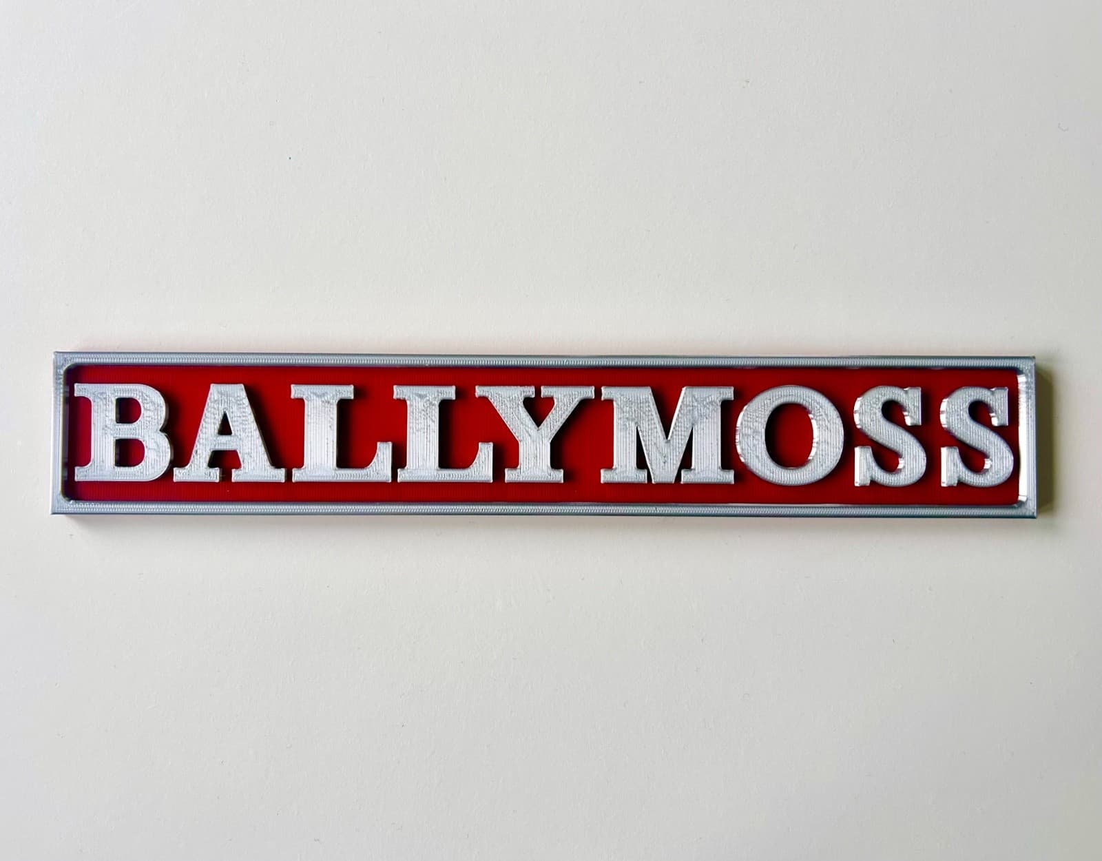 Replica British Rail Deltic mini nameplate 2