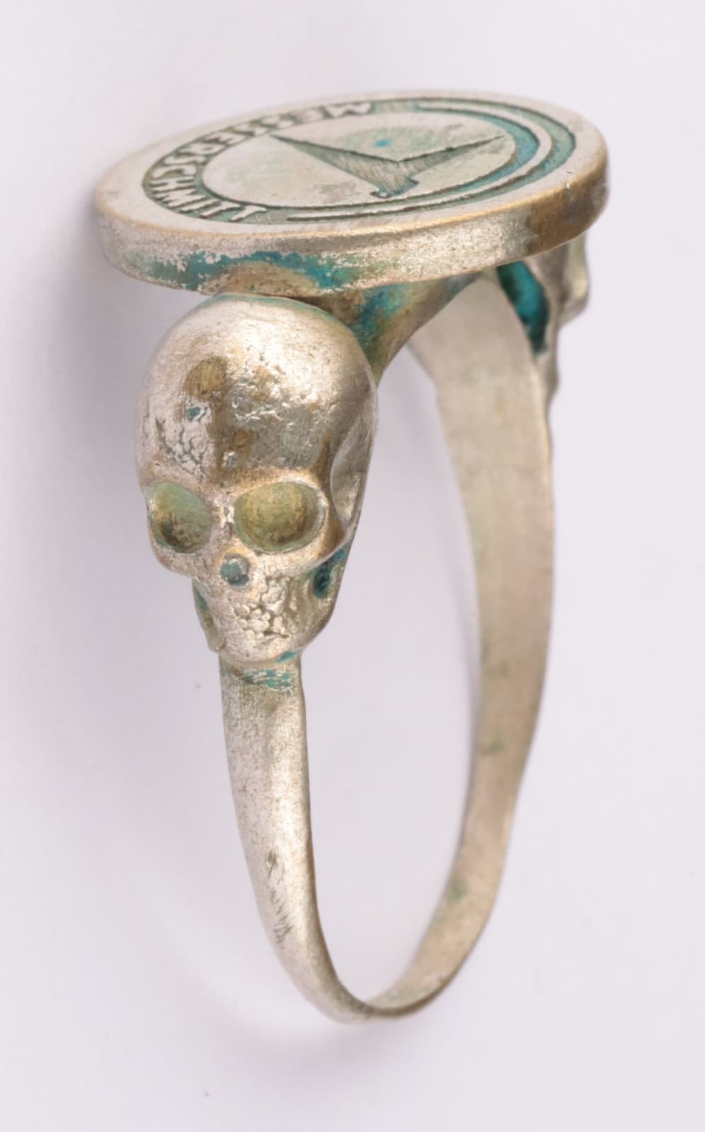 WW2 Luftwaffe signet Messerschmitt Skull German Ring war period WWII air force G 2