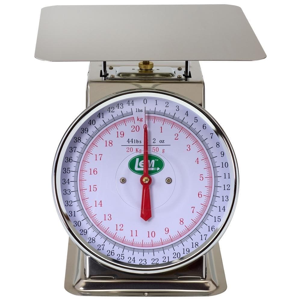 44 Lb Stainless Steel Analog Food Scale Analog Food Scale Weighing Large Heavy 2