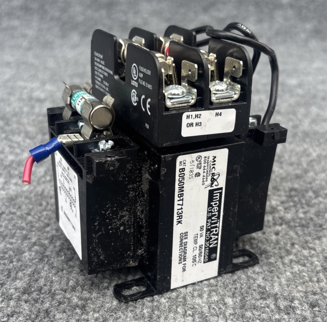 MICRON INDUSTRIES CORPORATION B050MBT713RK Control Transformer Used