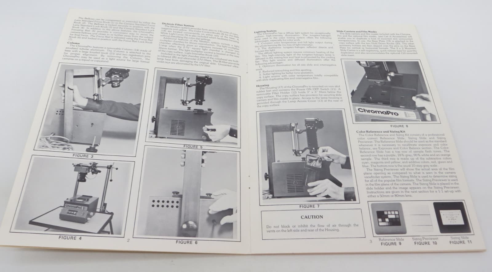 ChromaPro Professional Slide Duplicator Owner's Manual vintage photo equipment 5