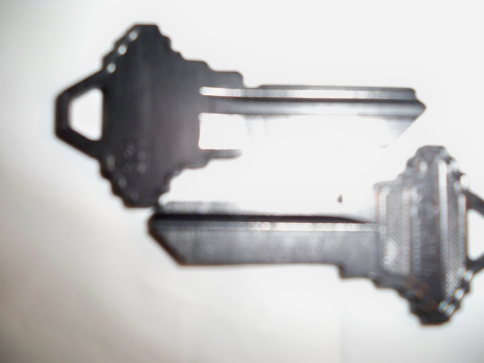 SC1 - (50 Ct.) Gray Lightweight Aluminum Titanium Key Blanks "BLOWOUT SALE" 6