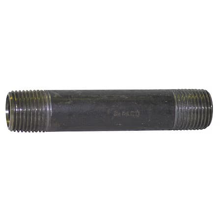 3/4" X 11" Black Pipe Nipple Sch 40, 5P682