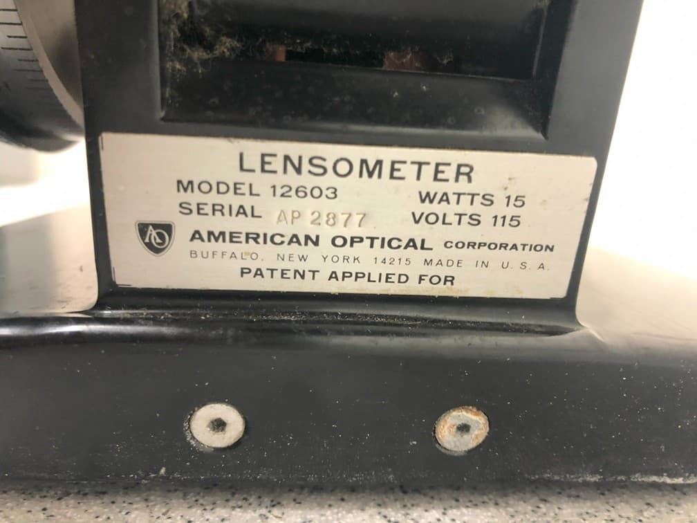 American Optical 12603 Lensometer 5