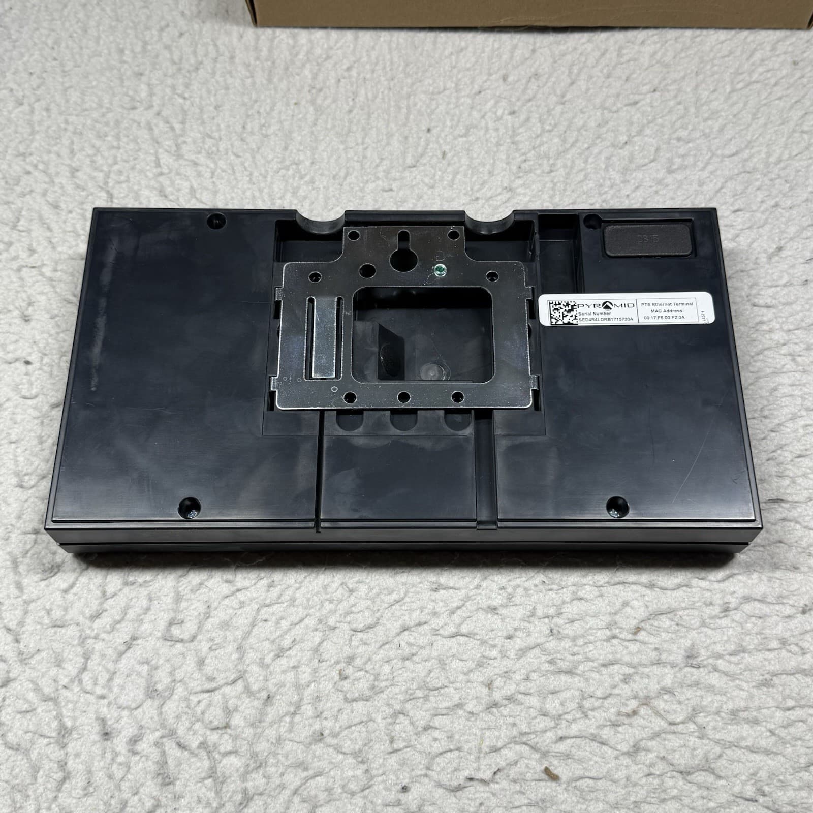 PYRAMID Wall Clock Digital POE 4" 4 Digit Red LED SED4R4LDRB 11.5" 6