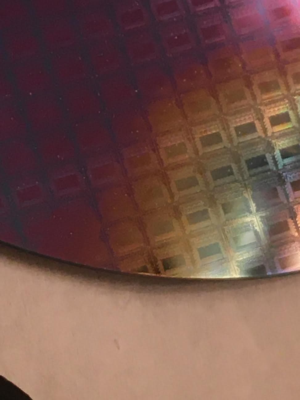 4" Unknown SEH Experimented Silicon Wafer 1980s Unique One of a Kind 4