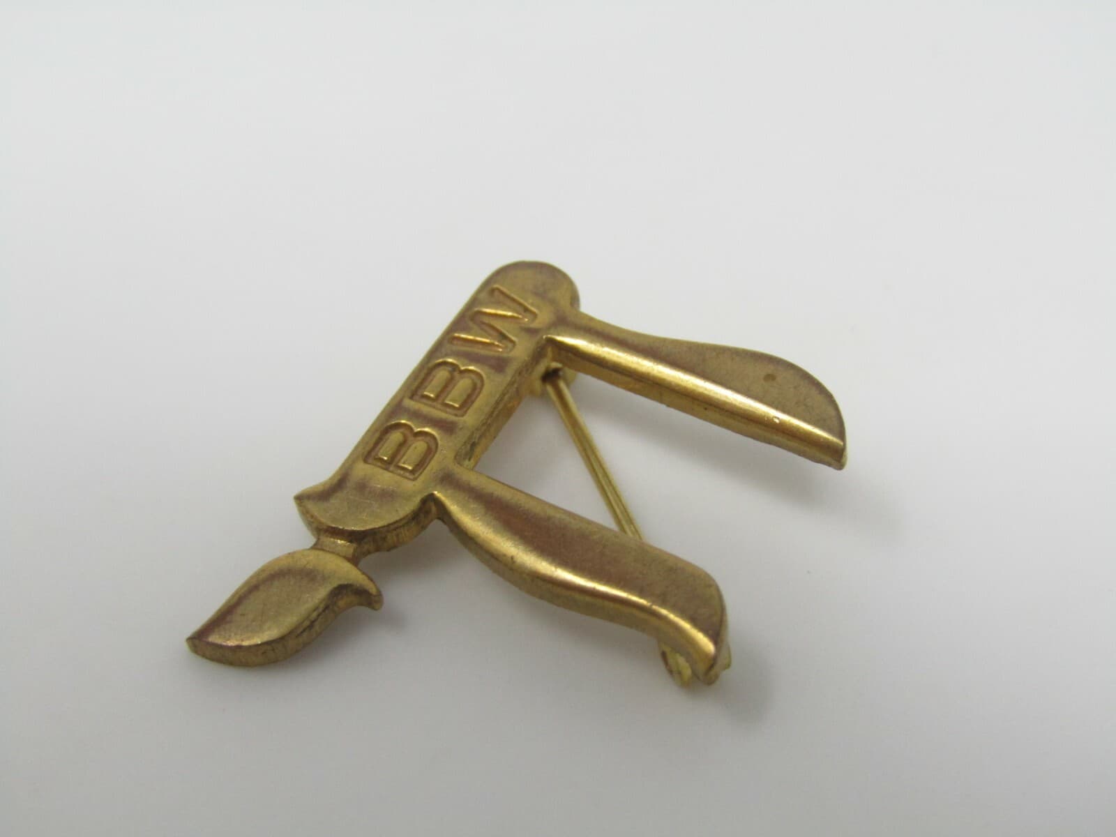 BBW B'NAI B'RITH WOMEN Chai Jewish Pin Nice Quality Vintage 3