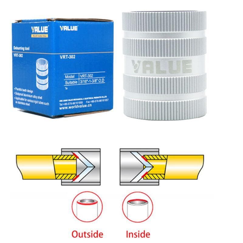 Pipe Reamer Tube Deburr Chamfer Tube Remove Burr Tool 3/16inch - 1 3/8inch 5