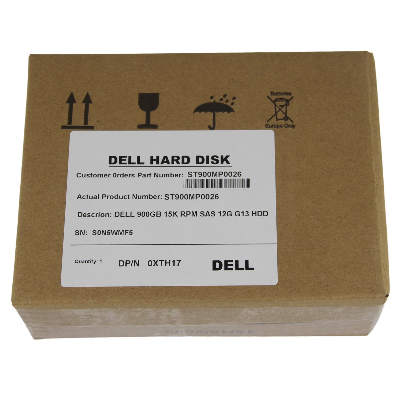 New In Box Dell 900GB SAS 10k 2.5" 6G HDD XTH17 Seagate ST900MP0026 4