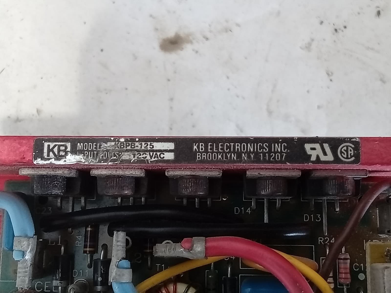 KB ELECTRONICS DC MOTOR SPEED CONTROL KBPB-125 (I13A) 2