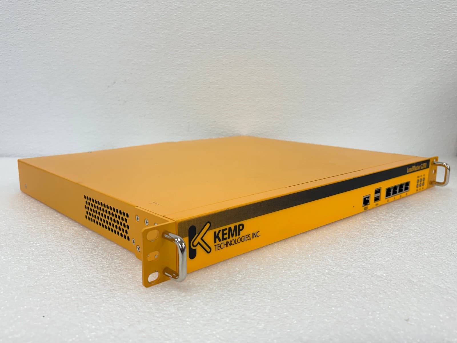 USED | Kemp NSA1042N8-LM2200 LoadMaster 2200 Load Balancer - Yellow w Power Cord 3