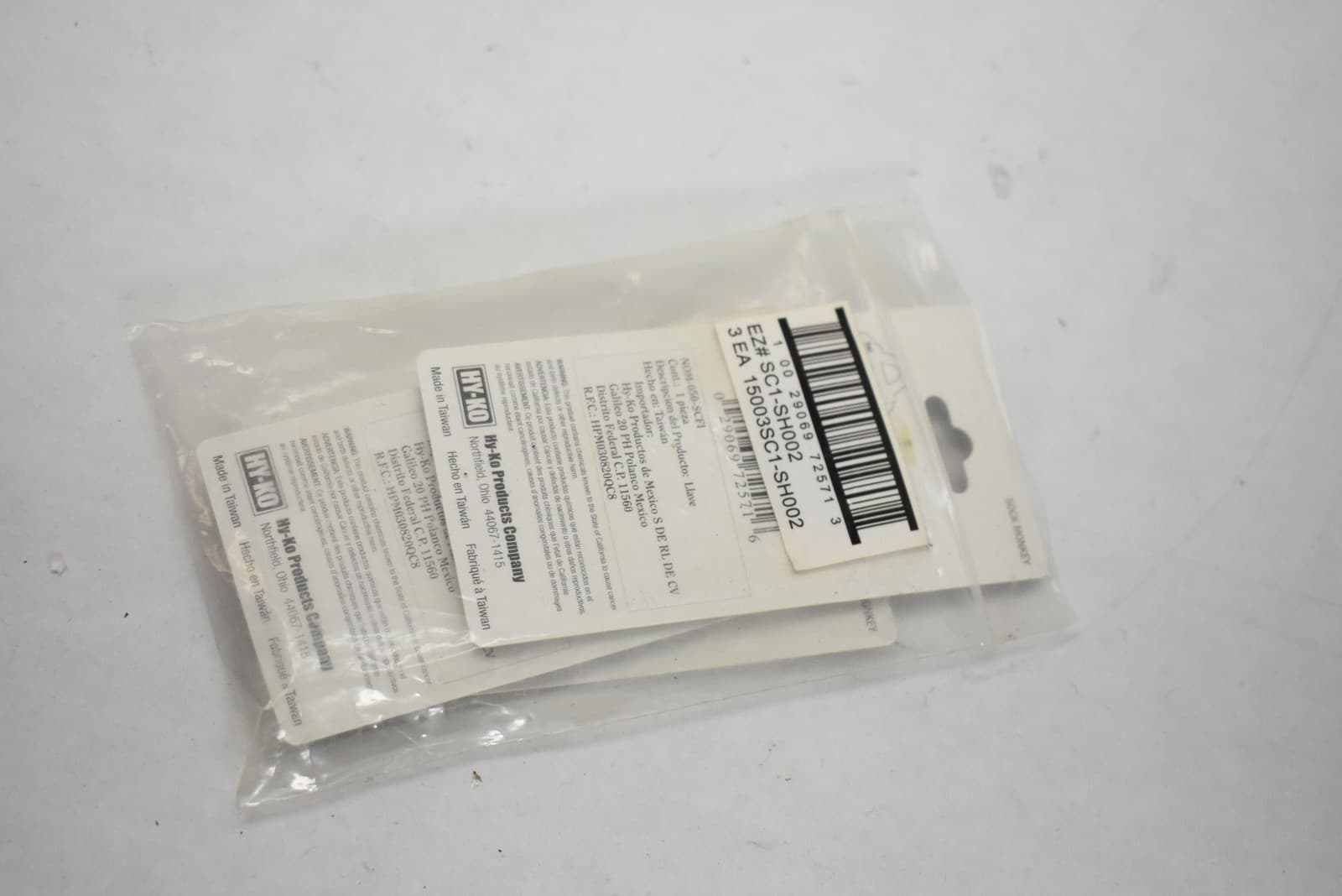 HY-KO Sock Monkey House Key Blanks SC1 KW1 Lot of 6 Fun Keys Schlage Kwikset 4