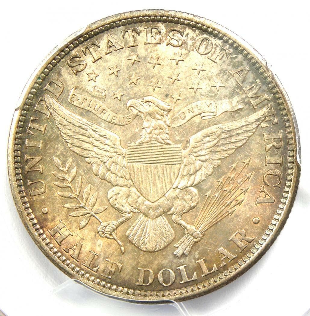 1906 Barber Half Dollar 50C - PCGS Uncirculated Details (MS UNC) - Rare Coin! 5