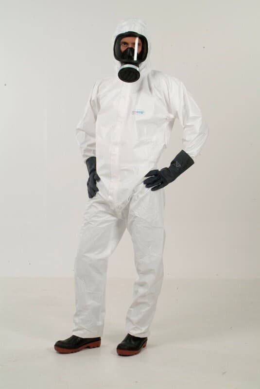 Indutex Spray Guard Protective Coverall with Hood/Boots, Mil Level B, 3XL - 5XL