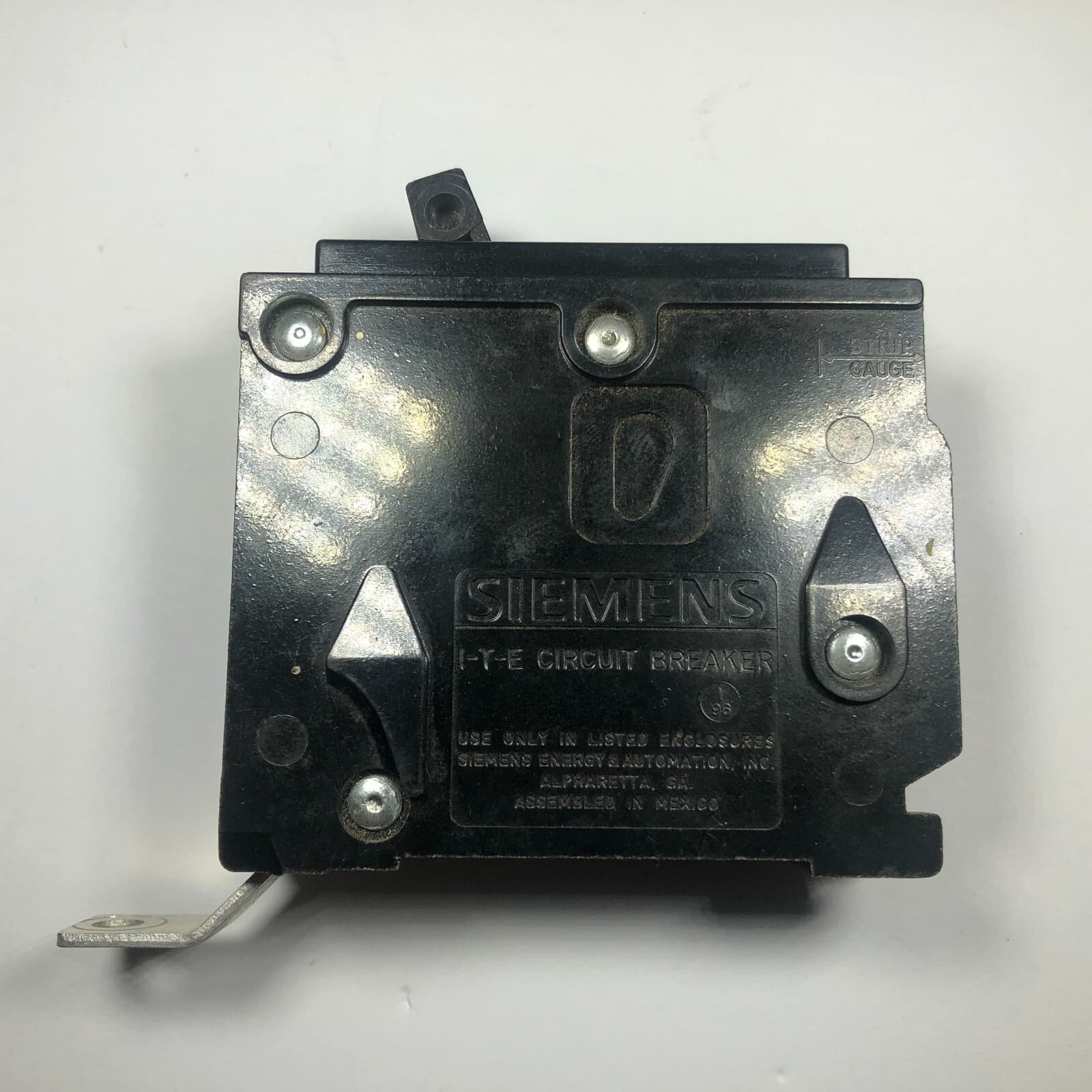 Siemens ITE Type BL Circuit Breaker 1 Pole 20 Amp 240V RV-3029 5