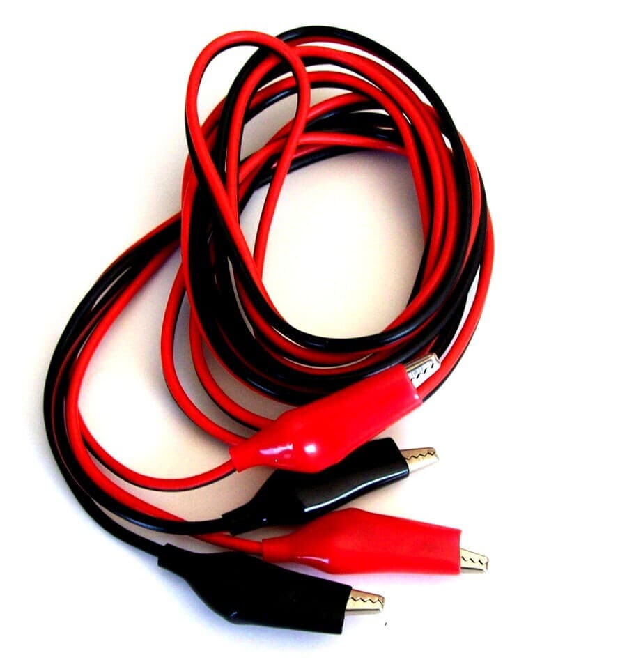 3 SETS INDUSTRIAL 7FT HEAVY DUTY TEST LEADS ALLIGATOR CLIP 2