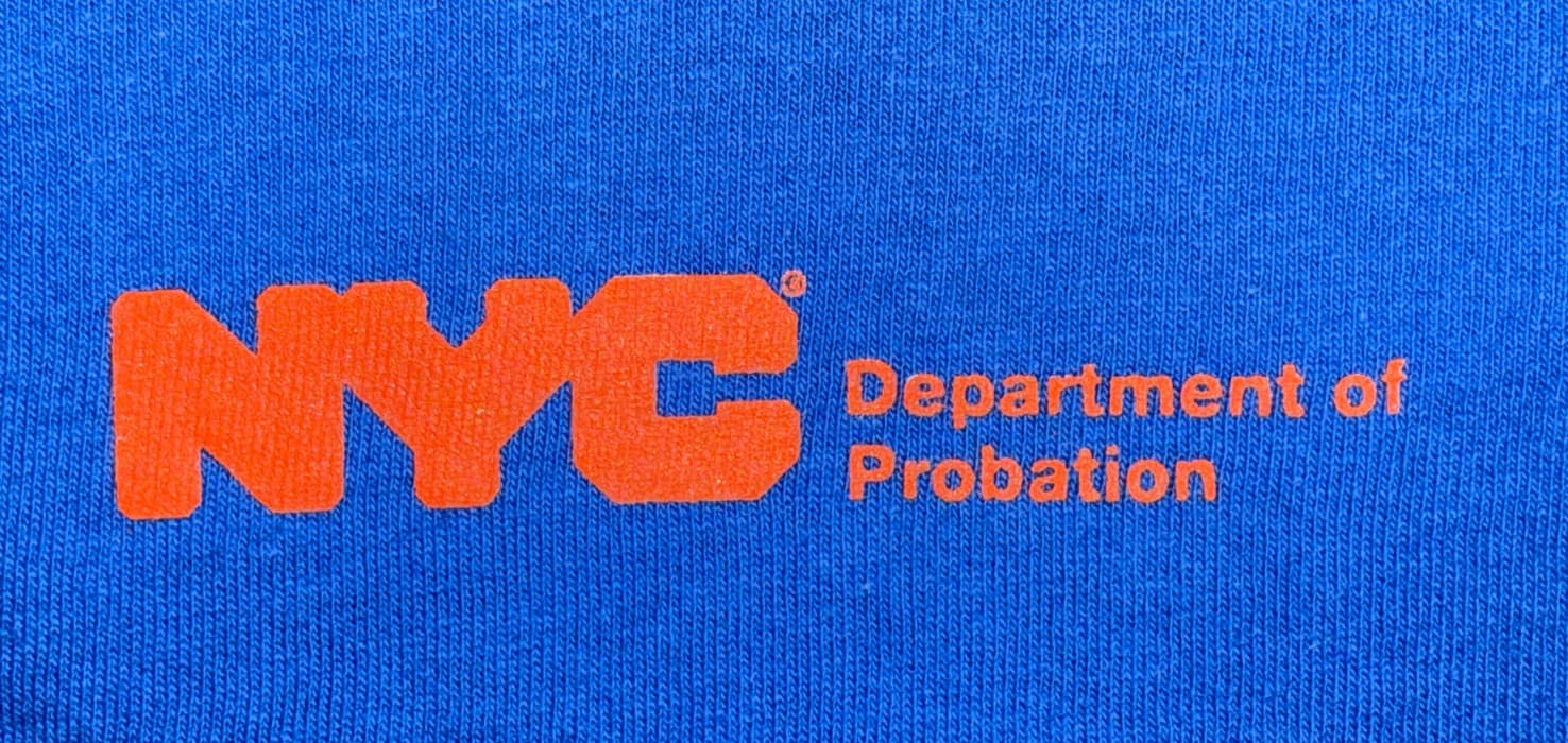 NYPD New York City Probation Department T-Shirt Sz L NYC 2