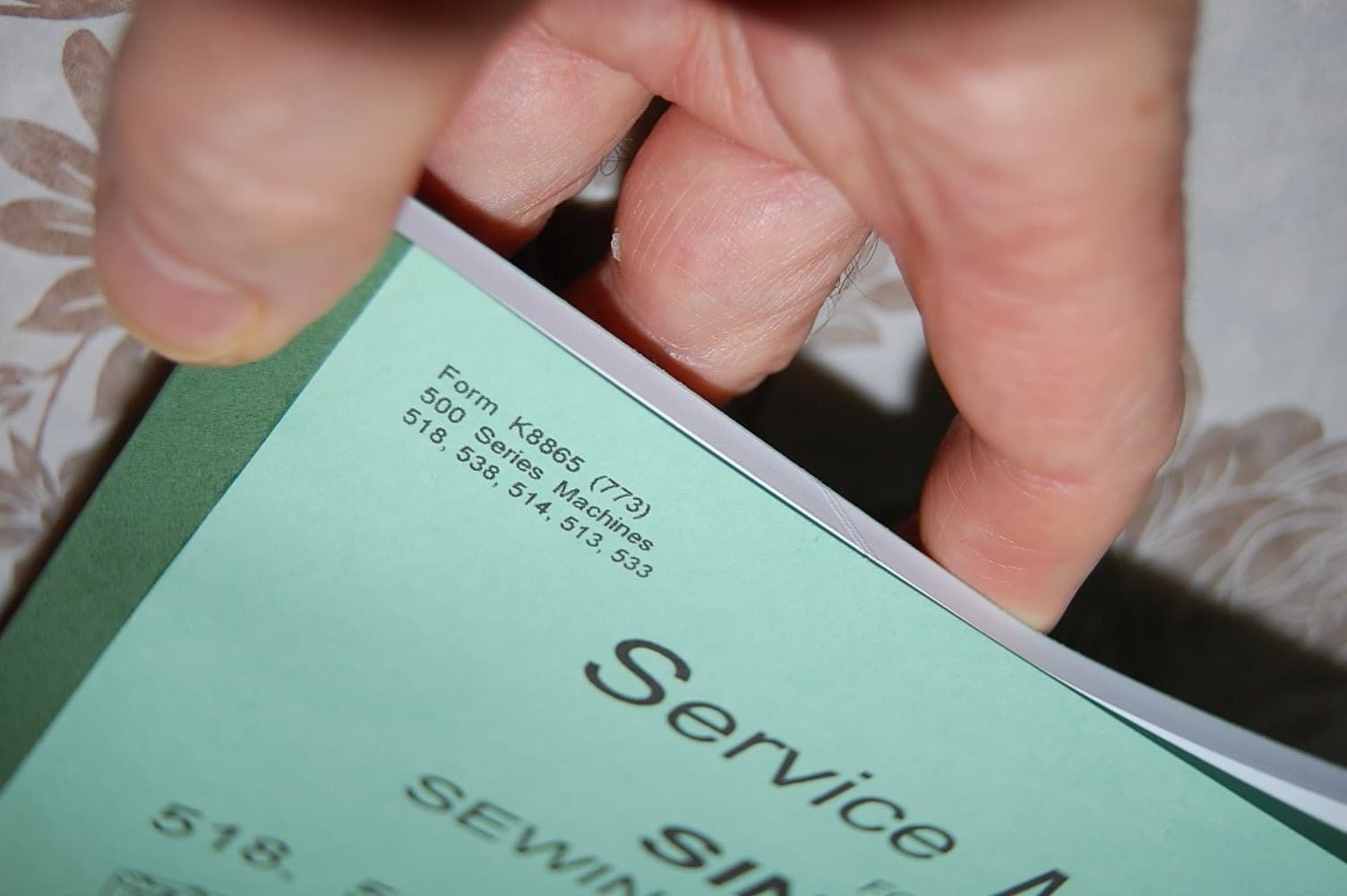 80-Page Service Manual for Singer 518 538 514 534 513 533 Sewing Machines 2