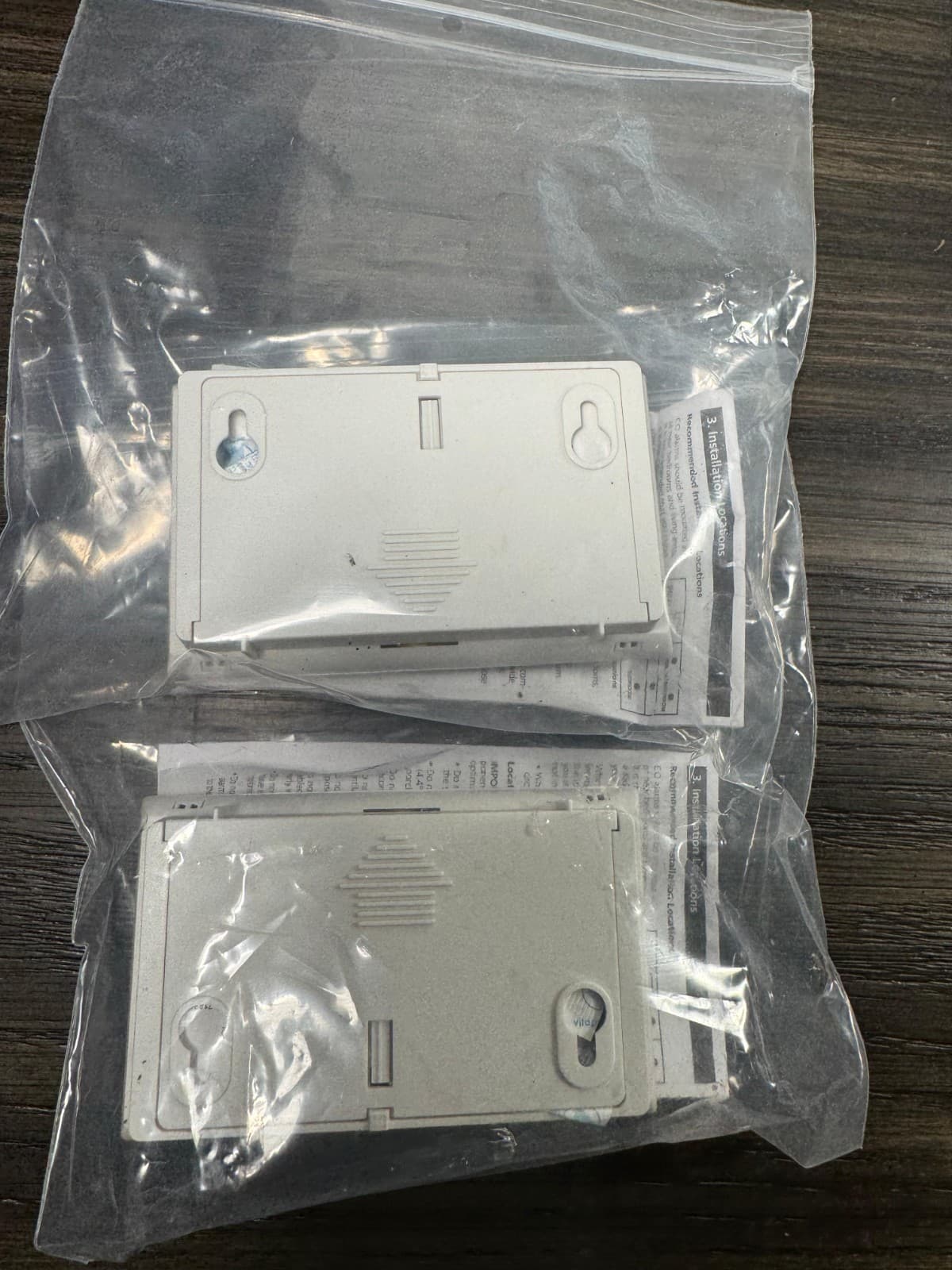 Set of Two Kidde KN-COB-LP2 Carbon Monoxide CO Detector Alarm Battery Operated 3