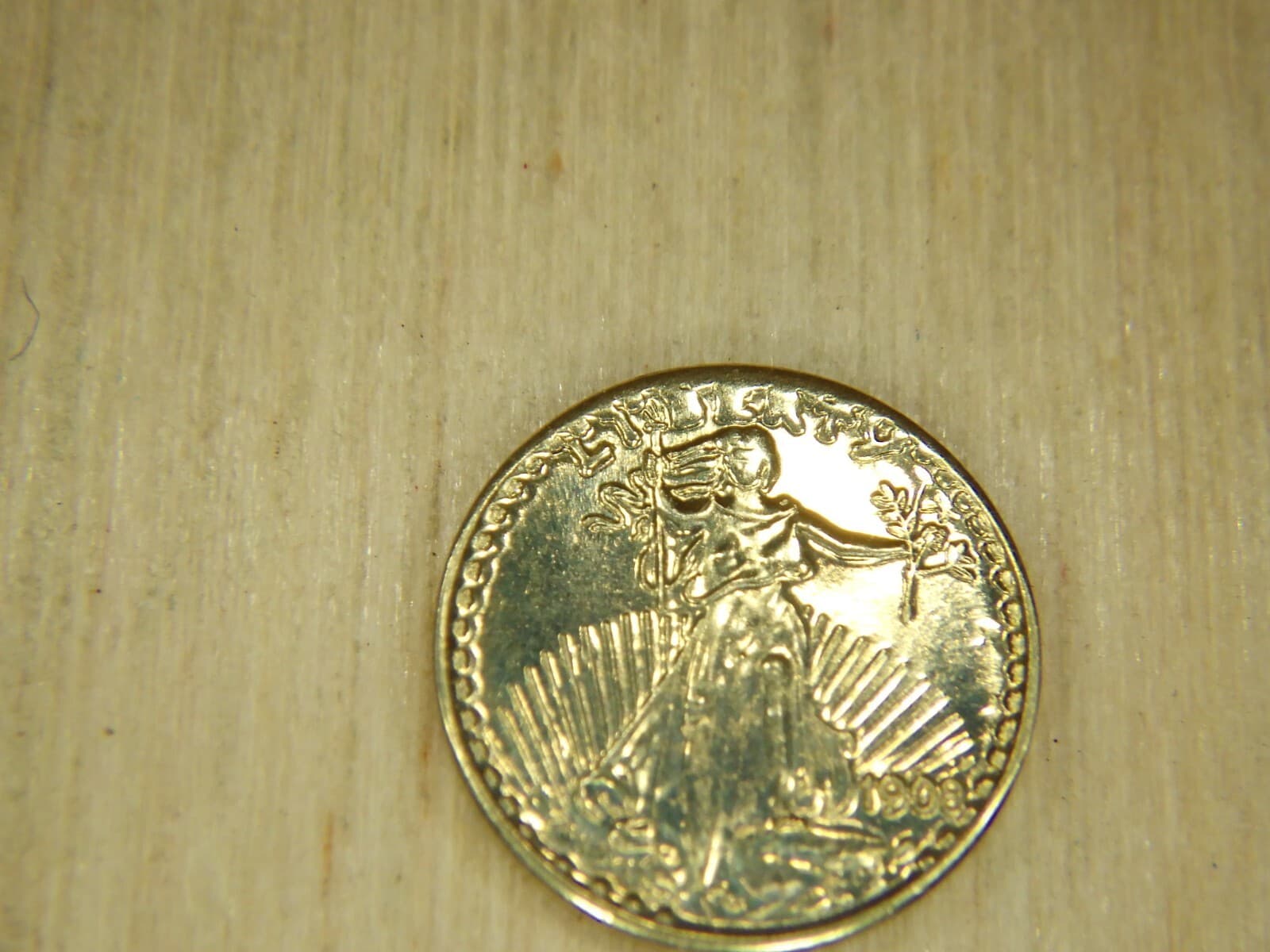 Saint Gaudens Miniature Coin Small Souvenir - Gag Joke Humor Fantasy $20 5