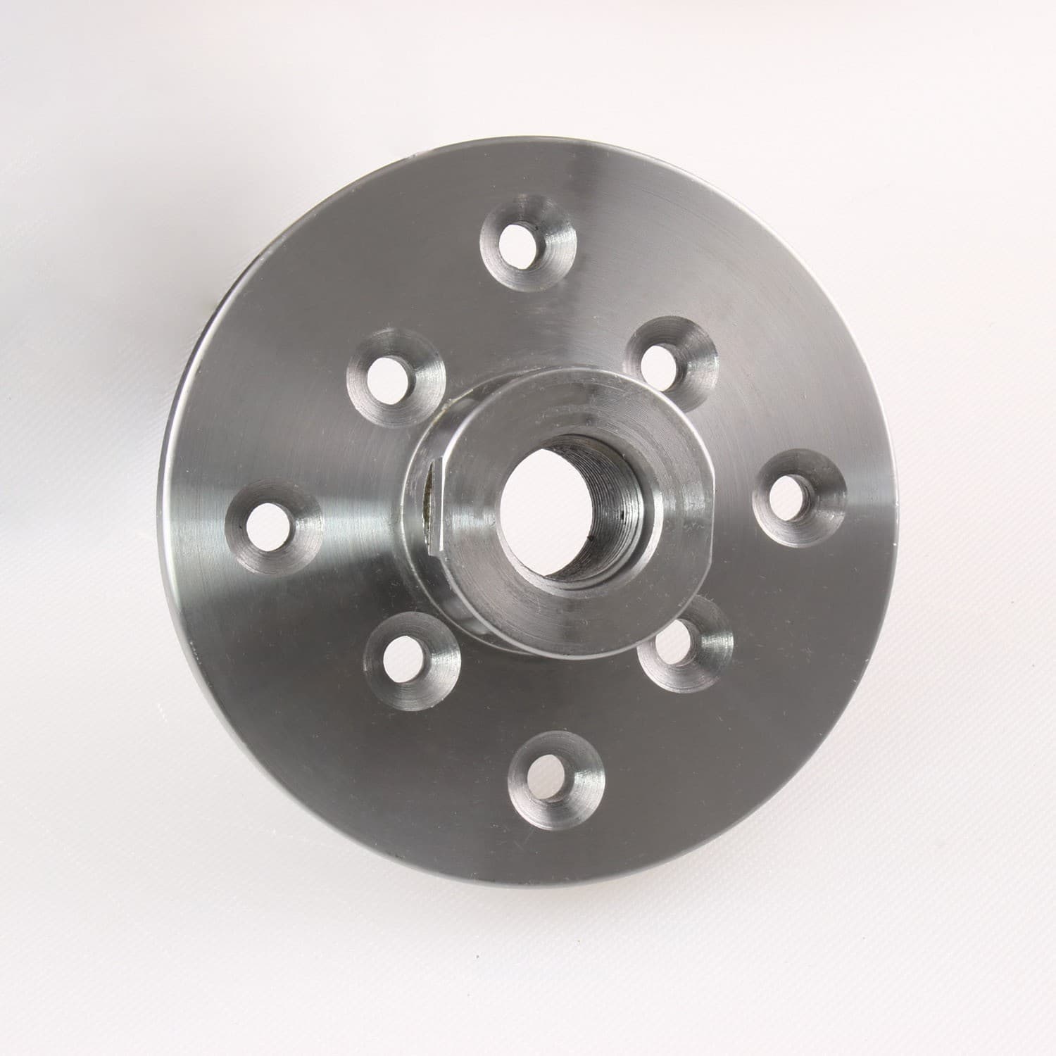 4" Steel Lathe Faceplate, 3/4" x 16TPI, Hurricane Turning Tools 4