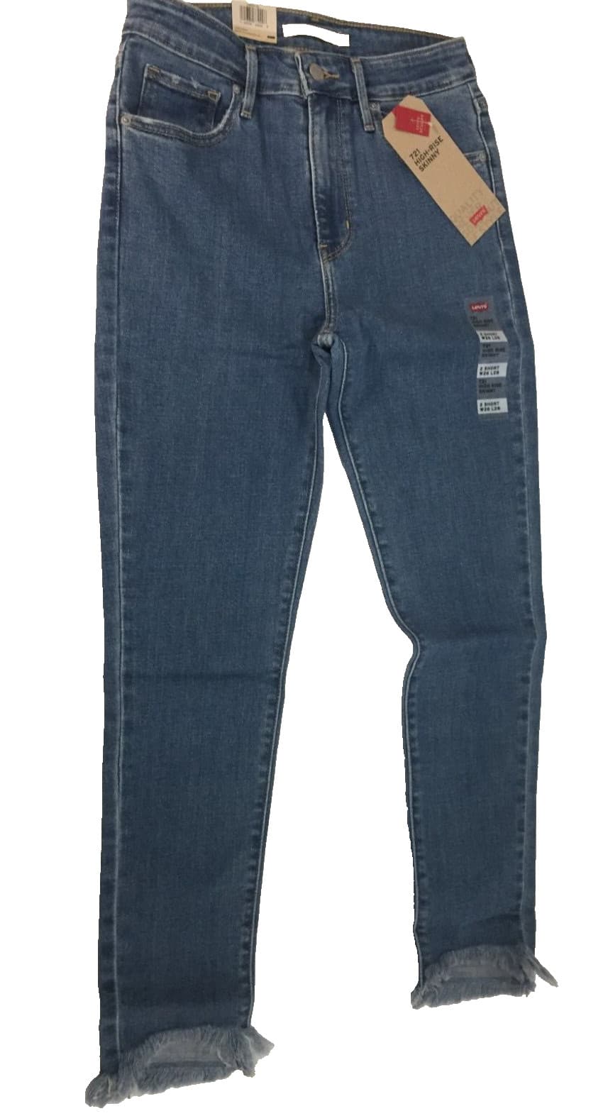 Levi's Wn's Sculpt soft 721 High Rise Skinny Jeans size 2 Short  26W x 28L Levi 2