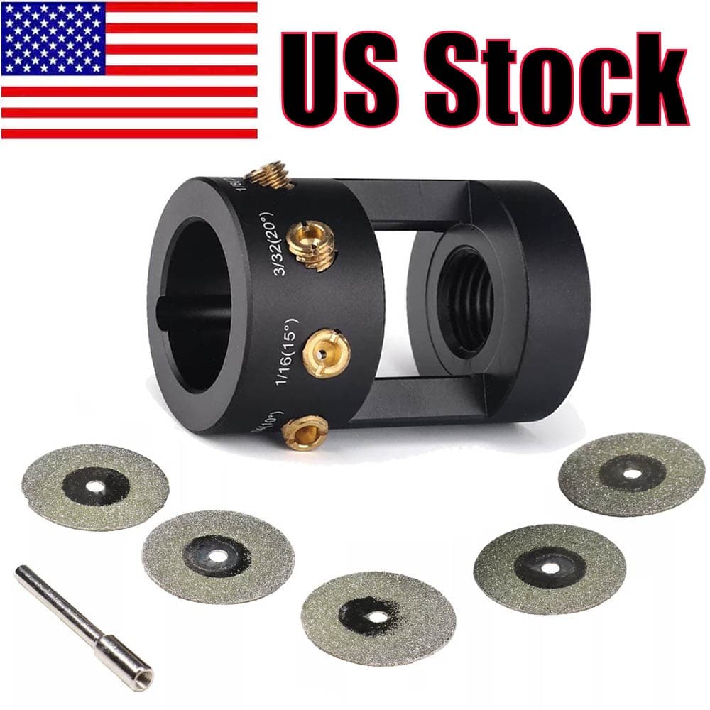 Tungsten Electrode Sharpener Grinder Multi-Angle Offsets Tool, TIG Welding! A+++