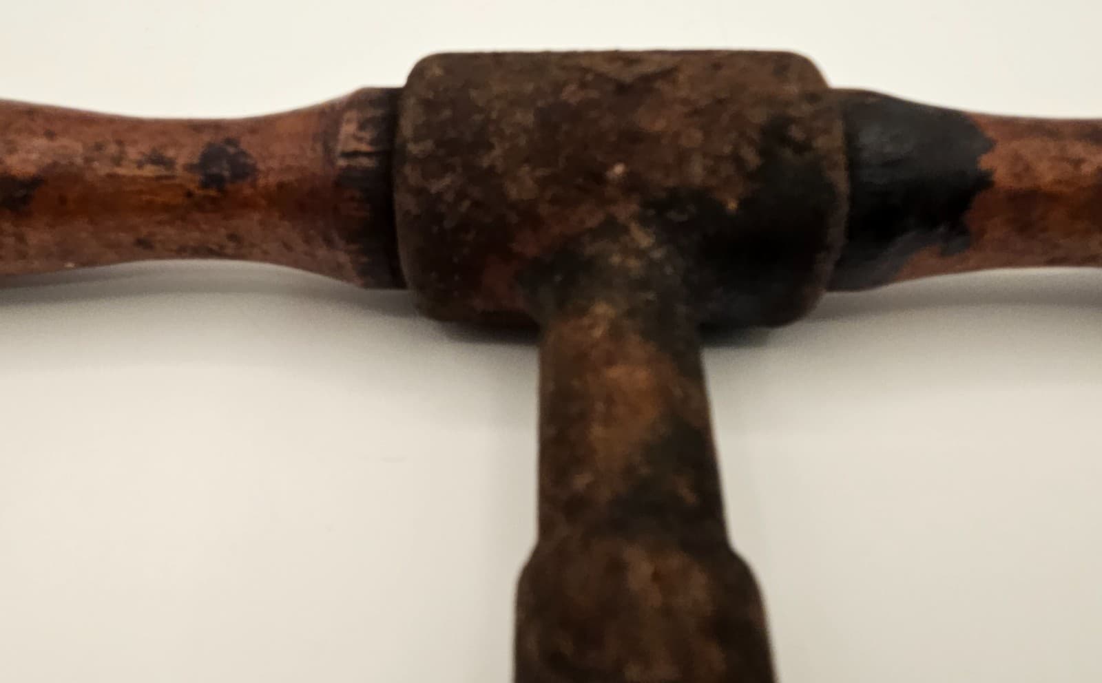 Antique Wine Whiskey Cask Bung Hole Auger Reamer Borer Corkscrew Wood Handle 5