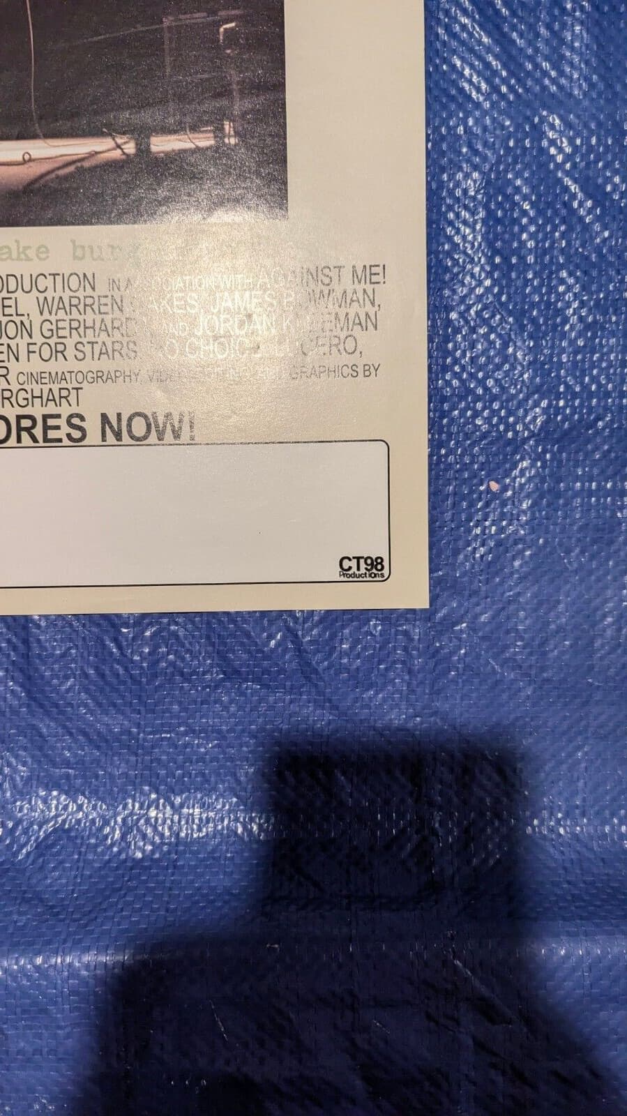 Against Me We're Never Going Home Original Promo Poster 3