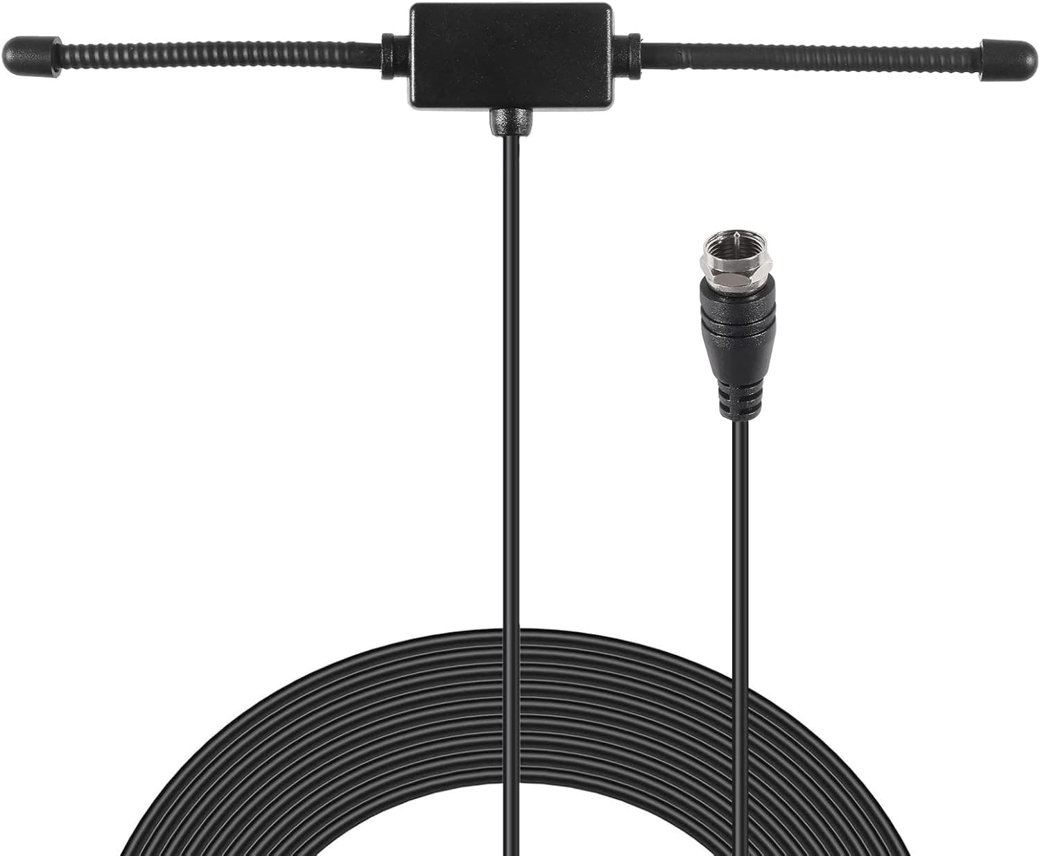 Indoor FM Radio Antenna With 4 Adapters 75 Ohm for Home Stereo Receivers 2