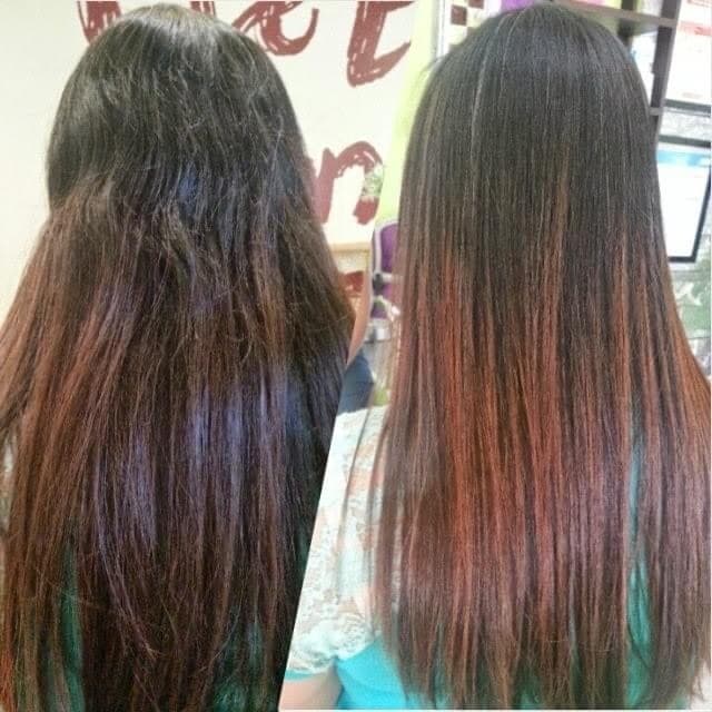 AHGLOW Hair Rebonding Set Permanently Straight Curly Hair Strength Formula 2