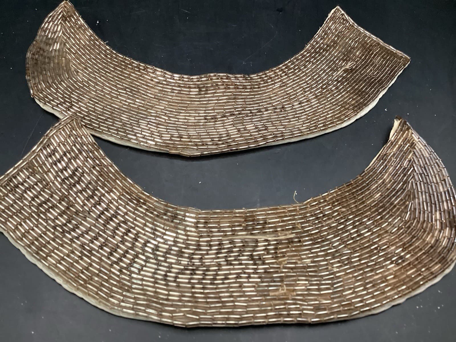 Lot Of 4 Vintage Beaded And Lace Collar And Wrist Trims 6