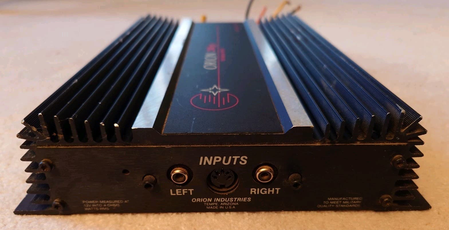 Orion 280gx Amp UNTESTED VTG 1980s Radwood Amplifier 280 GX 160 Watts RMS 2 CHN 3