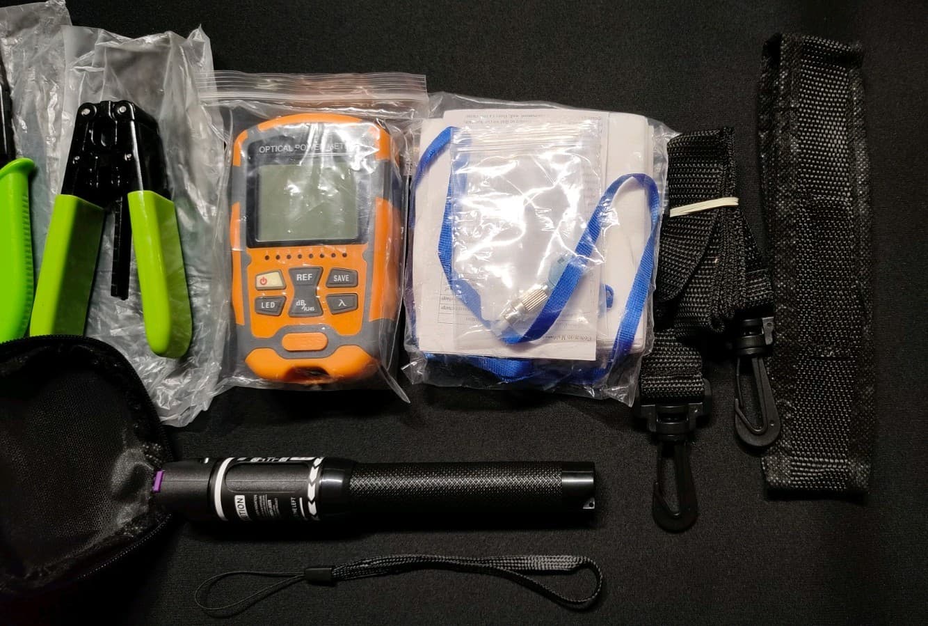 30km Visual Fault Locator,Optic Fiber Power Meter with FC,SC Connector 3