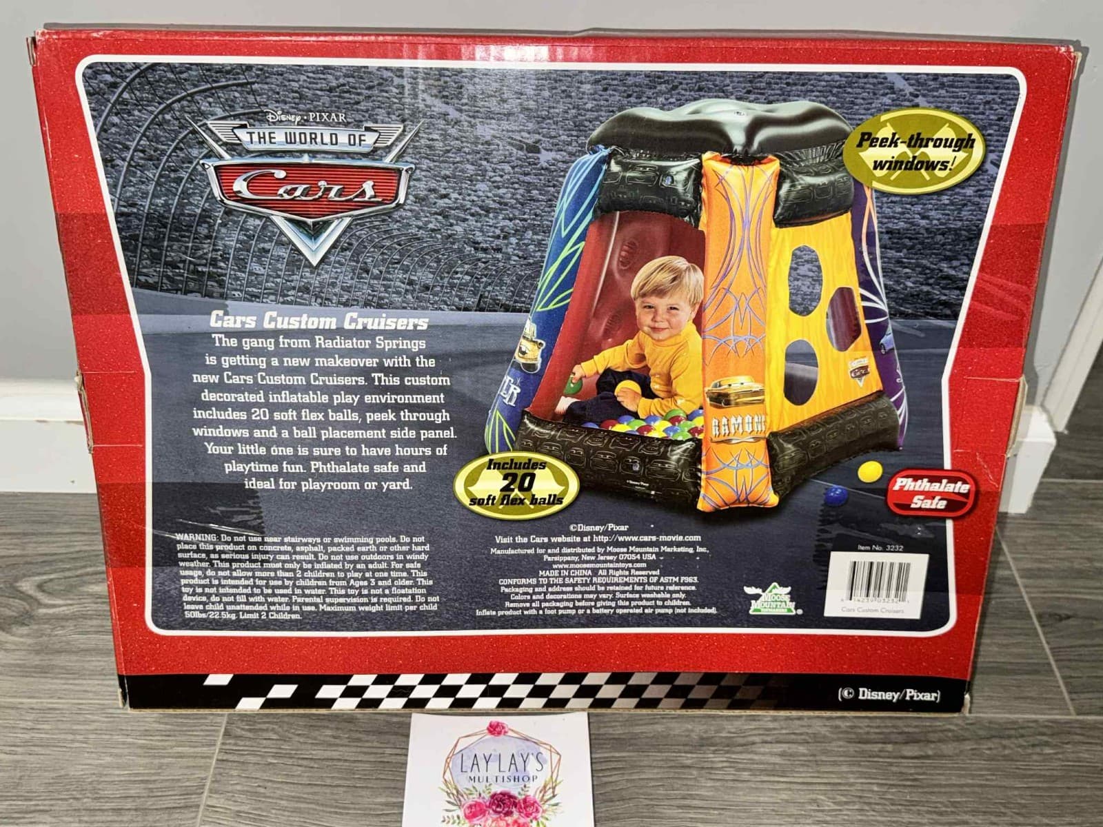 Disney Cars Lightening McQueen Custom Cruisers Ball Pit with 20 balls RARE NEW 3