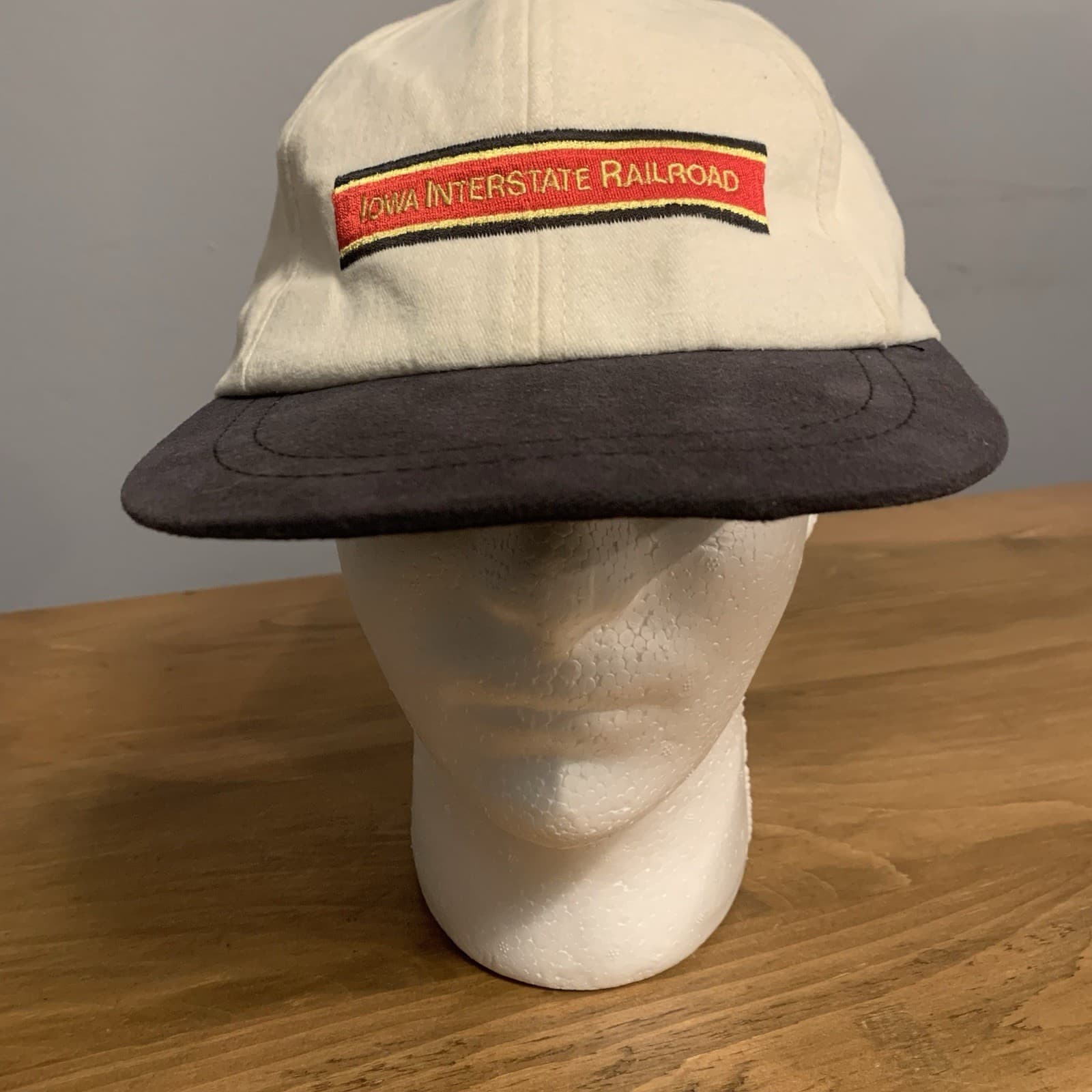 Vintage Iowa Interstate Railroad Baseball Hat.  Made In USA 2