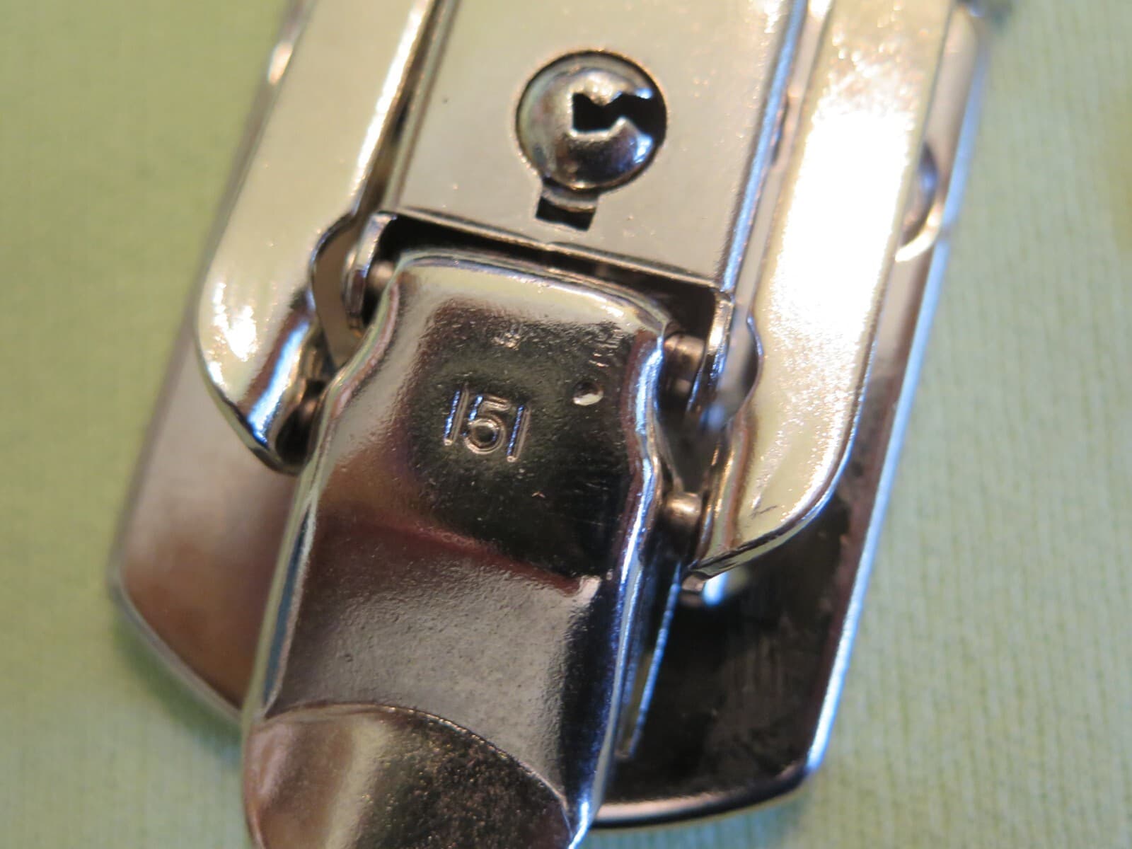 Vintage NOS 3" USA Excelsior latch for tool box Remline Gerstner machinist chest 2