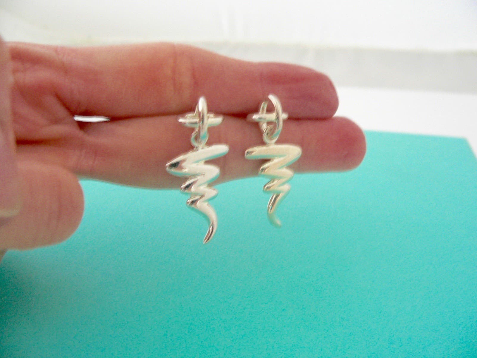 Tiffany & Co Scribble Earrings X Studs Squiggle Dangling Love Picasso Gift 925 2