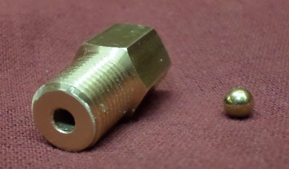 1/4 npt 1/8 Hercules Check Valve Gas Engine Hit Miss Fuel Brass Motor Water Oil 2